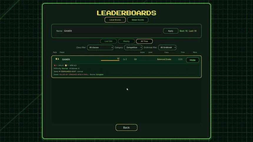 Скриншот 7 к игре Snake: Gridbreaker