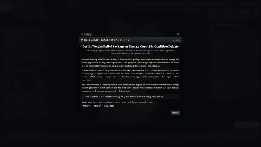 Скриншот 6 к игре Wealth of Nations: Economic Strategy