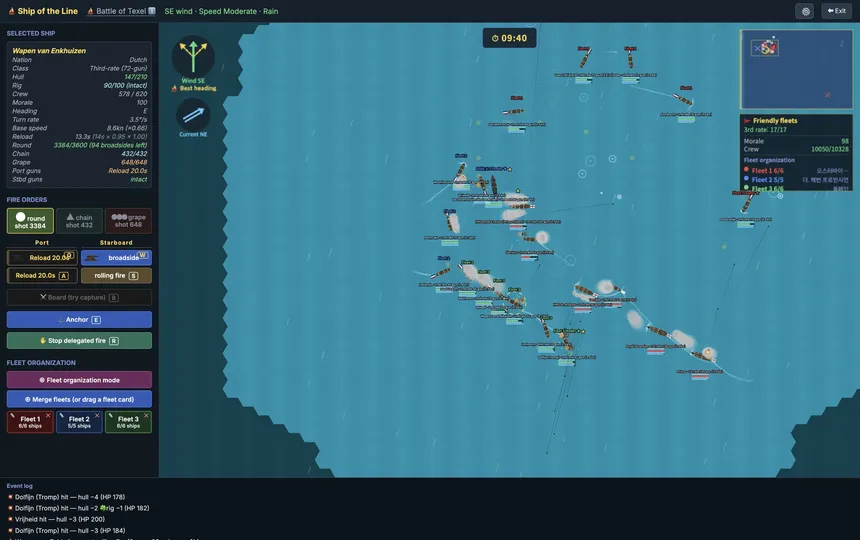Скриншот 5 к игре Ship of the line