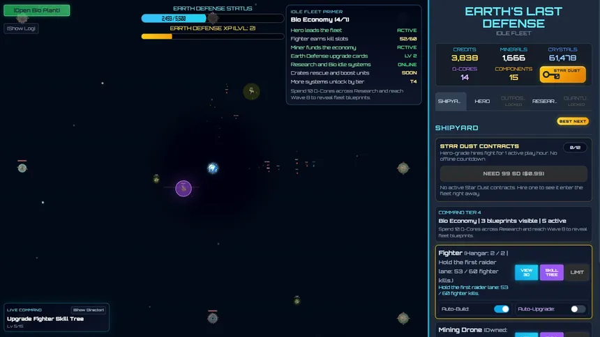 Скриншот 5 к игре Earth’s Last Defense Idle Fleet