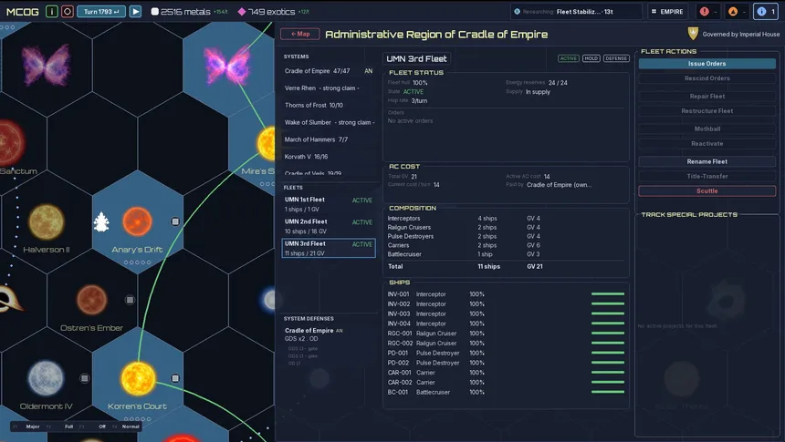 Скриншот 5 к игре Mandate of Galactic Empires