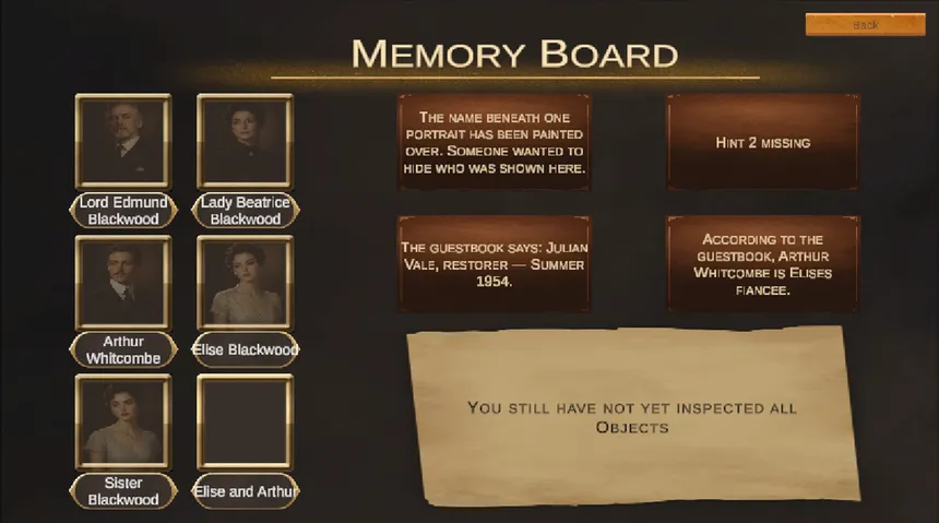 Скриншот 7 к игре Ashrose Manor - A Portrait of Forbidden Love