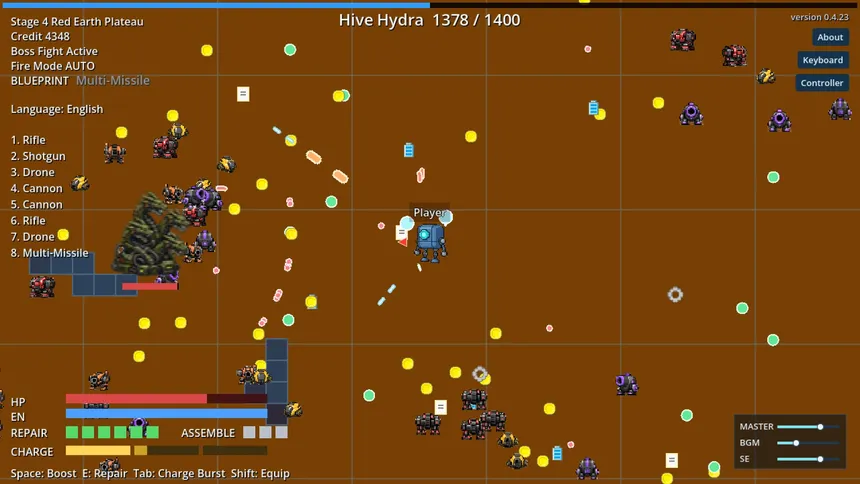 Скриншот 5 к игре OctoMech Survivors