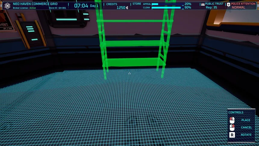 Скриншот 6 к игре Ghost Receipt - A Cyberpunk Pawnshop Simulator