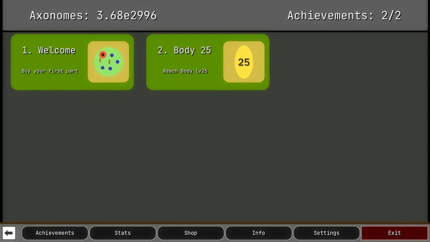 Скриншот 5 к игре Axomorph Idle