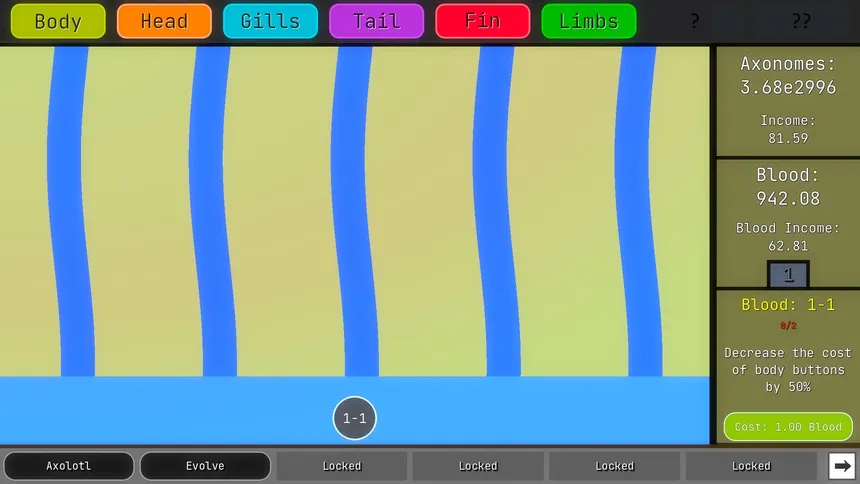 Скриншот 6 к игре Axomorph Idle