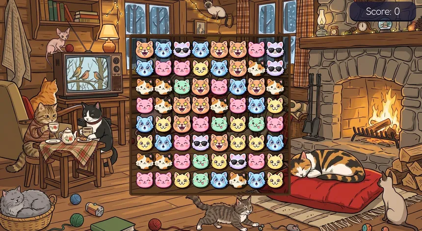 Скриншот 6 к игре Purrfect Slide