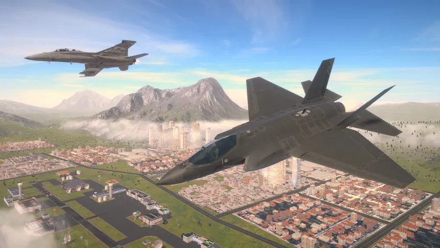 Скриншот 5 к игре Airplane Flight Simulator : Combat Zone