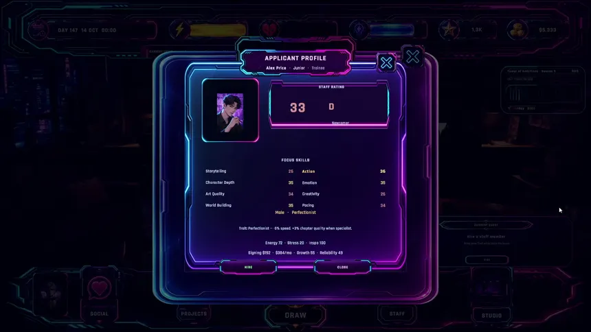 Скриншот 7 к игре Keep Drawing: Webtoon Tycoon
