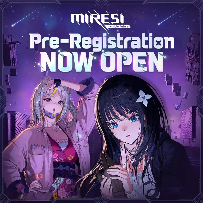 Открыта предрегистрация на аниме-гачу MIRESI: Invisible Future