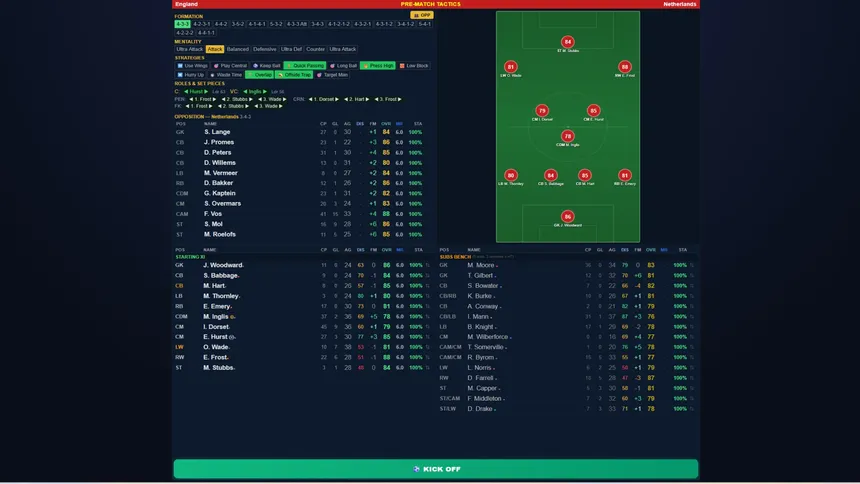 Скриншот 6 к игре Sim: World Cup Manager