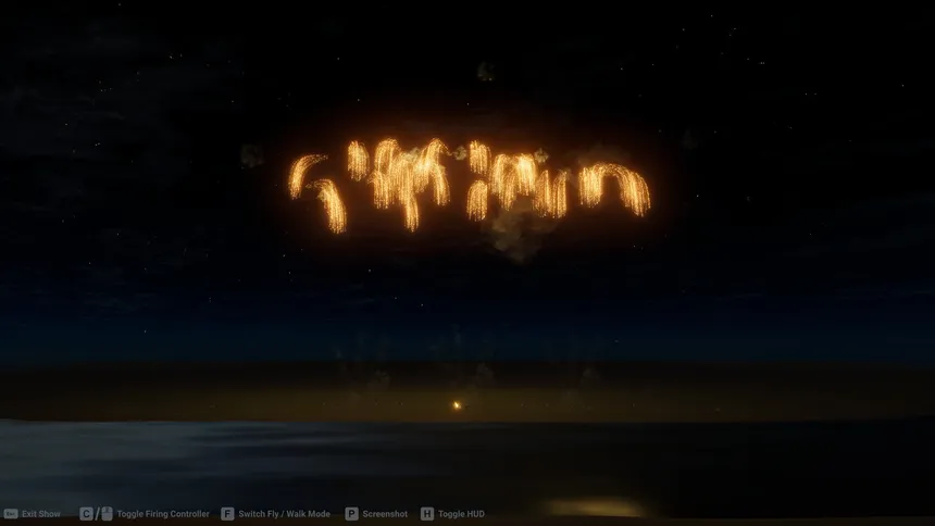 Скриншот 7 к игре Fireworks Show Simulator