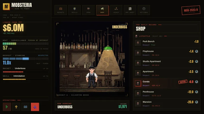 Скриншот 5 к игре Mobsteria: Rise