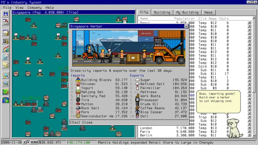 Скриншот 7 к игре FD's Industry Tycoon