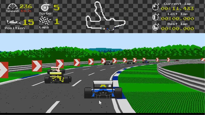 Скриншот 8 к игре Arcade 80's Racing