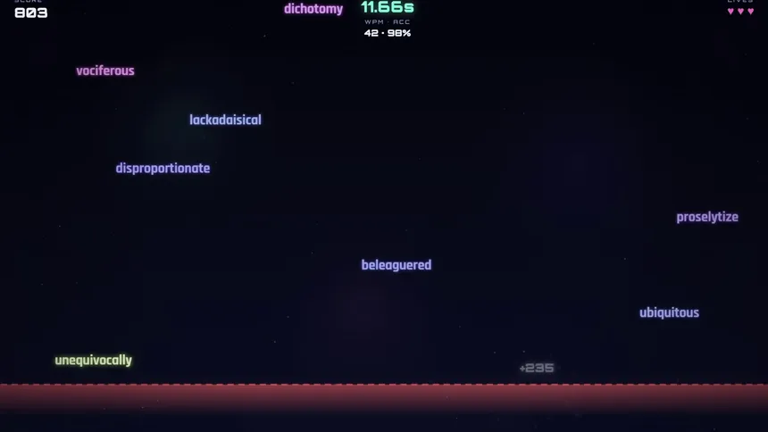 Скриншот 6 к игре Typerain