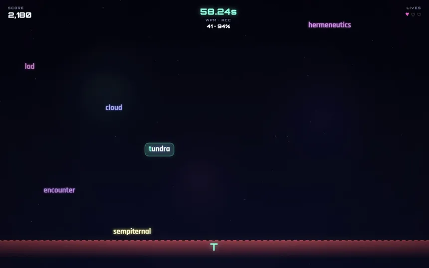 Скриншот 7 к игре Typerain