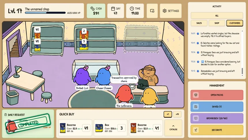 Скриншот 7 к игре Grombo Card Shop Tycoon
