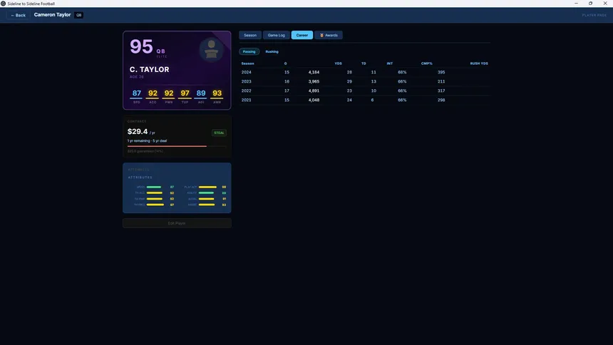 Скриншот 7 к игре Sideline to Sideline Football