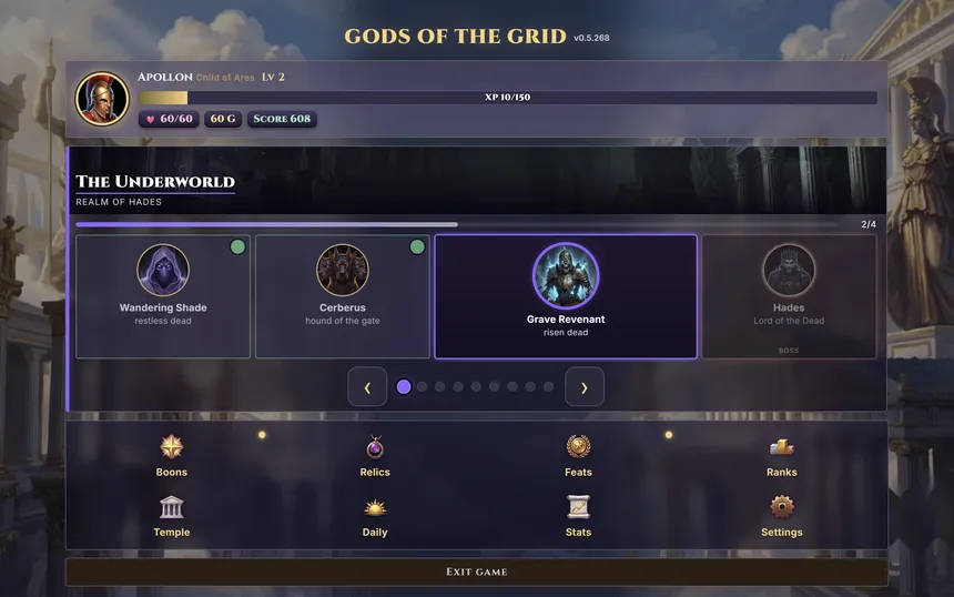 Скриншот 6 к игре Gods of the Grid