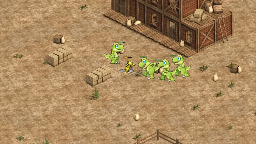 Скриншот 6 к игре Knights vs. Dinosaurs
