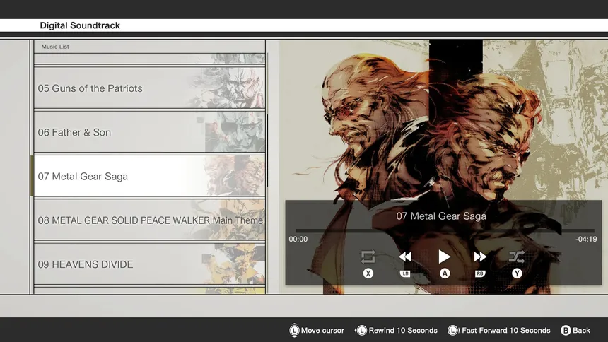 Скриншот 5 к игре METAL GEAR SOLID MASTER COLLECTION Vol.2 BONUS CONTENT
