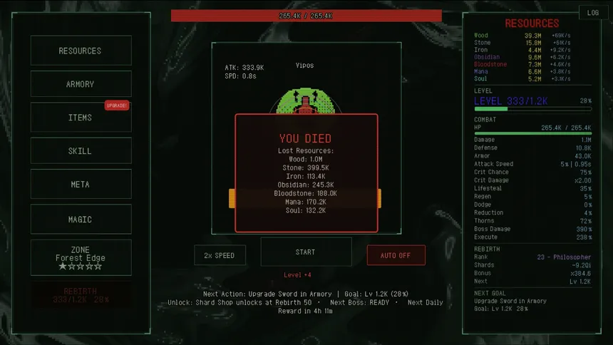 Скриншот 6 к игре Mors: Idle Reaper