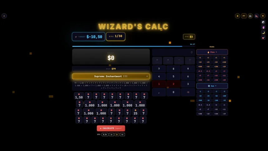 Скриншот 5 к игре Wizard's Calc