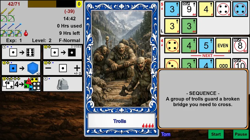 Скриншот 6 к игре Dicebound Quests: Heroes of Dice