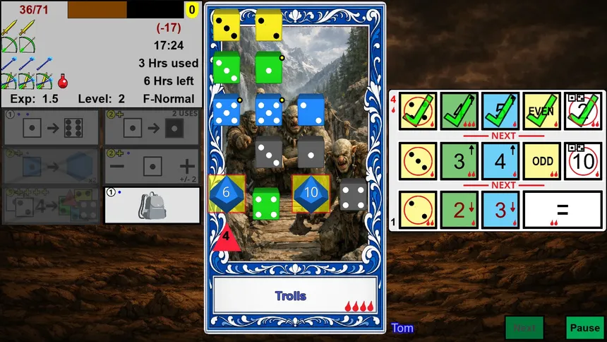 Скриншот 7 к игре Dicebound Quests: Heroes of Dice