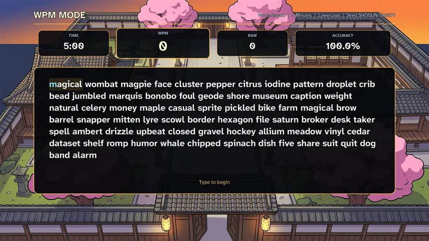 Скриншот 8 к игре Type Shogun