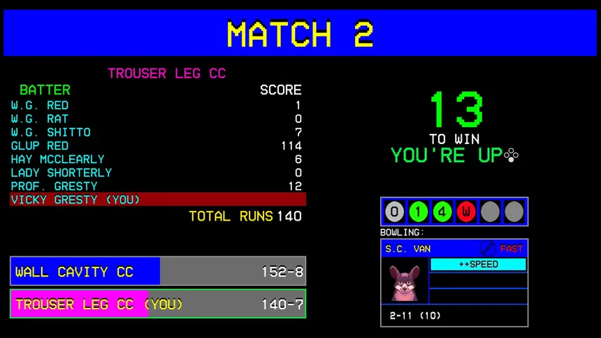Скриншот 5 к игре Dandy Rat Cricket Club