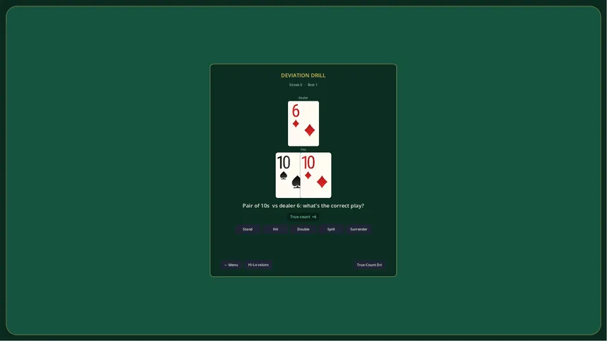 Скриншот 5 к игре Card Count Coach