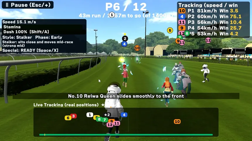 Скриншот 5 к игре Derby Heroines: Run, Bet, Win!