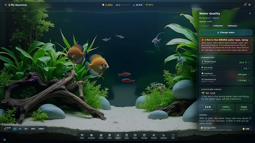 Скриншот 5 к игре My Beautiful Aquarium