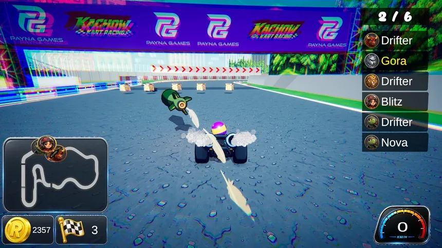 Скриншот 5 к игре Kachow Kart Racing