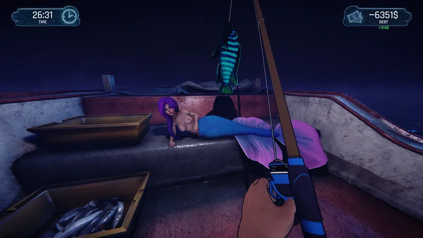 Скриншот 5 к игре Oops… I Hooked Up with a Mermaid 🎣😳