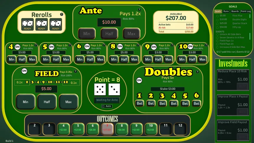 Скриншот 6 к игре Incrementable Craps