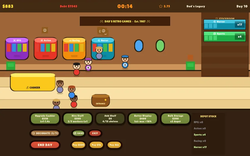 Скриншот 5 к игре Save Dad's Shop