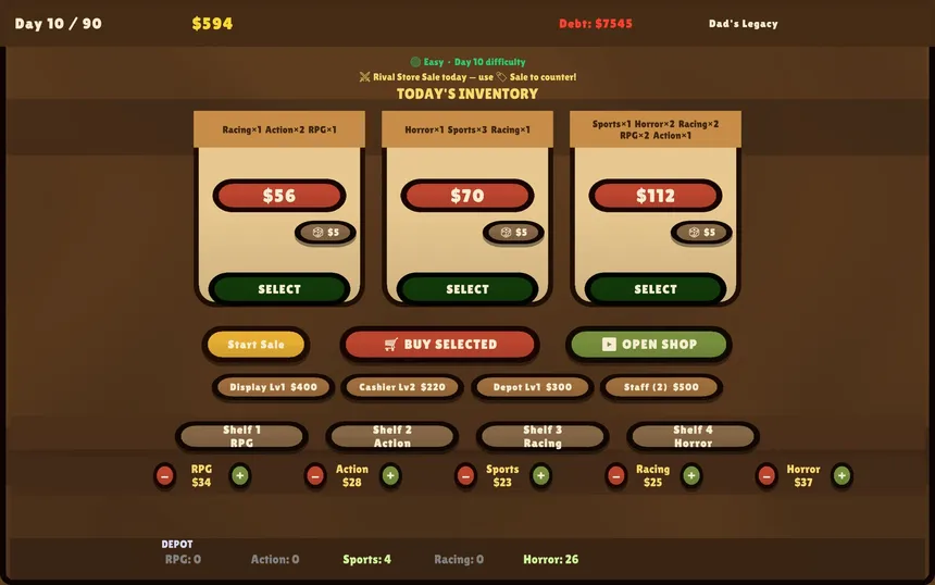 Скриншот 8 к игре Save Dad's Shop