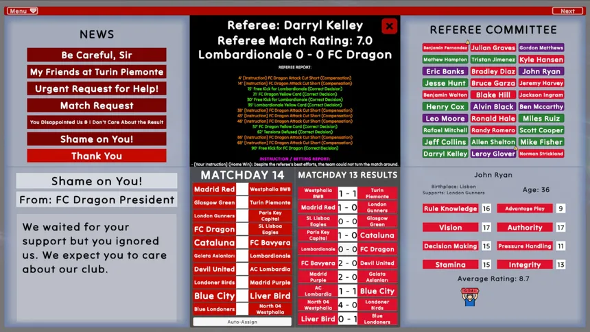 Скриншот 7 к игре The Referee Committee