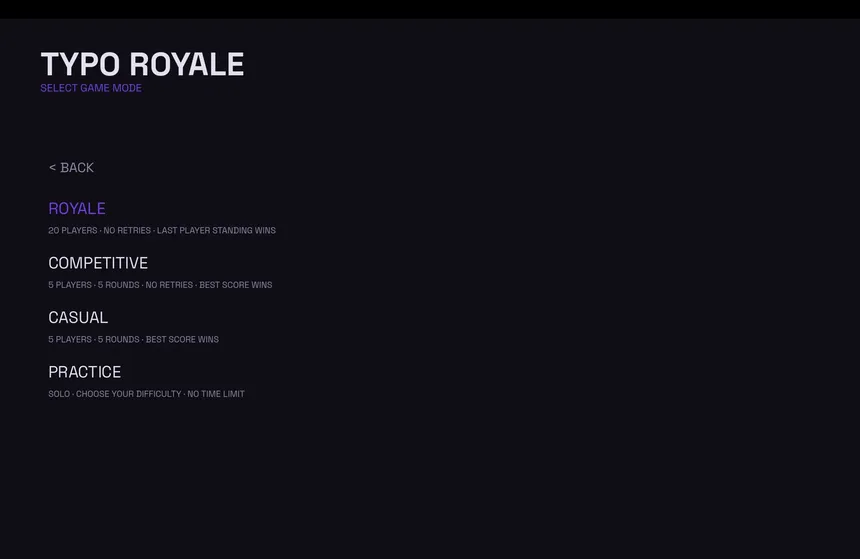 Скриншот 5 к игре Typo Royale