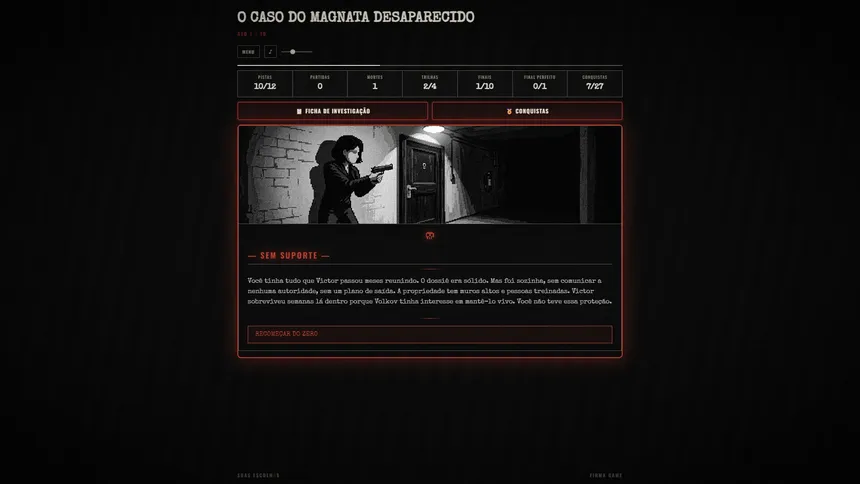Скриншот 5 к игре Suas Escolhas - O Caso do Magnata Desaparecido