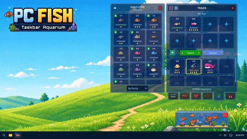Скриншот 5 к игре PC FISH: Taskbar Aquarium