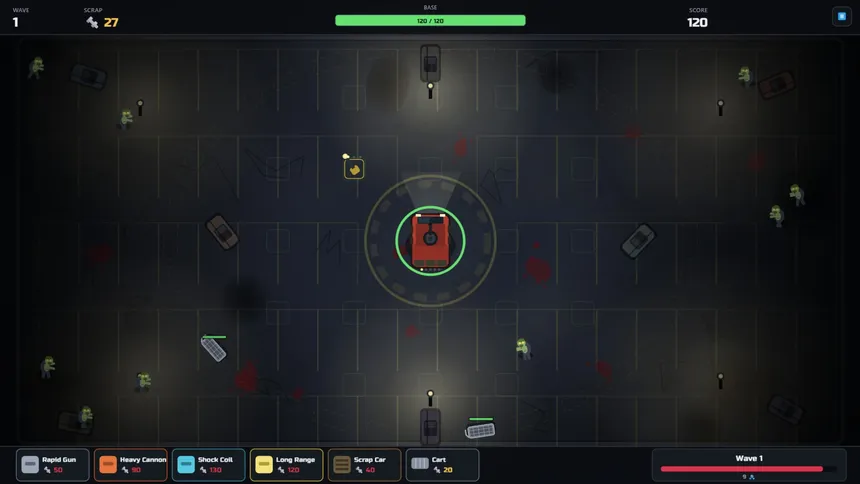 Скриншот 5 к игре Zombie Parking Lot Defense