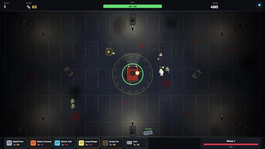 Скриншот 7 к игре Zombie Parking Lot Defense