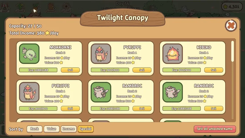 Скриншот 5 к игре Kumochi Keeper