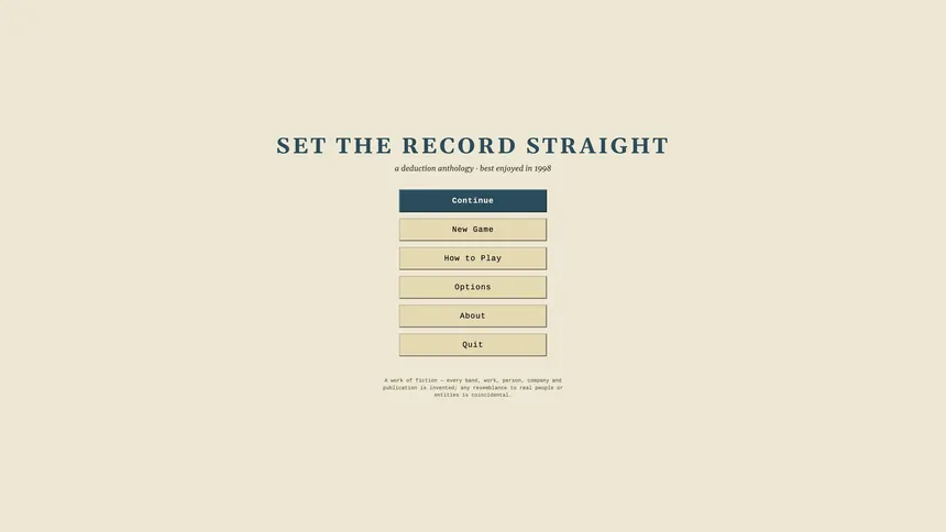 Скриншот 6 к игре Set the Record Straight