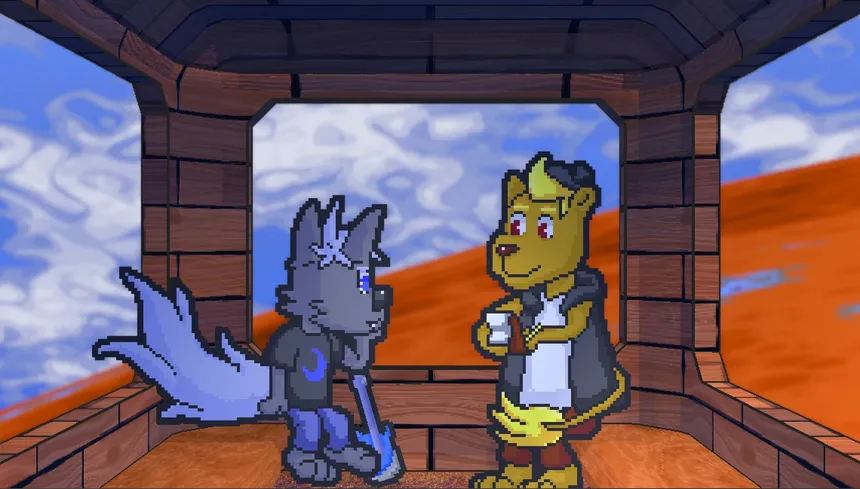 Скриншот 8 к игре New Canon: The Mane-Tailed Wolf and the Unspeakable Truth of the Universe