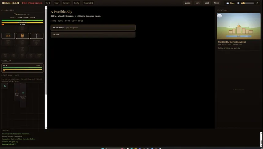 Скриншот 6 к игре Rendhelm: World of the Dragonsea